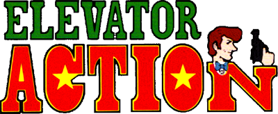 Elevator Action logo for ZX Spectrum